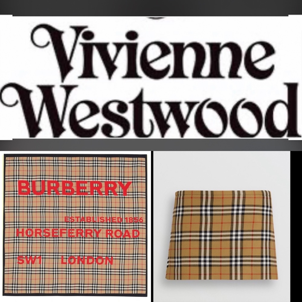 NEW 💕Vivienne Westwood Burberry wool kilt skirt💕 - Picture 9 of 10